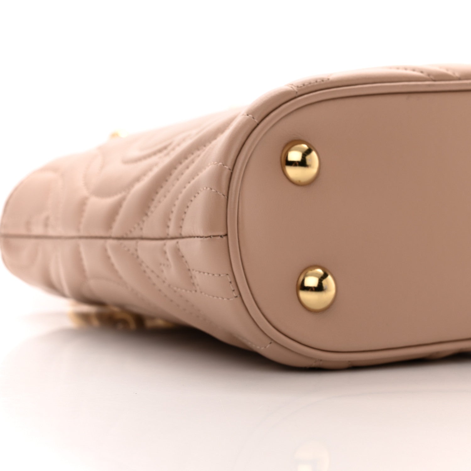 Salvatore Ferragamo Calfskin Embossed Logo Plaque Gancini Tote Beige 9 of 10