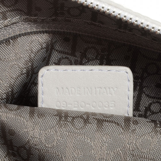 Cervo Deerskin Cannage Stitched Boston White
