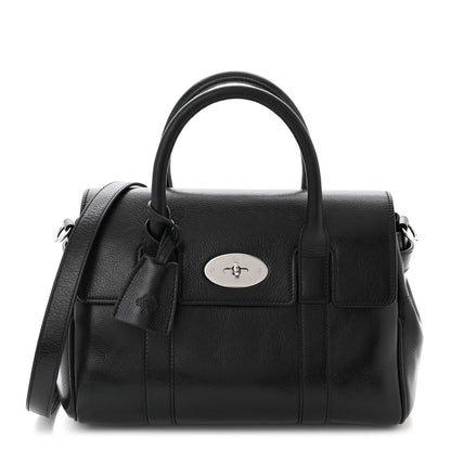 Mulberry Natural Vegetable Tanned Small Bayswater Black 1 of 9