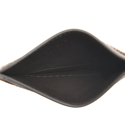 Gucci GG Supreme Monogram Calfskin Card Holder Beige Ebony Cuir 5 of 7