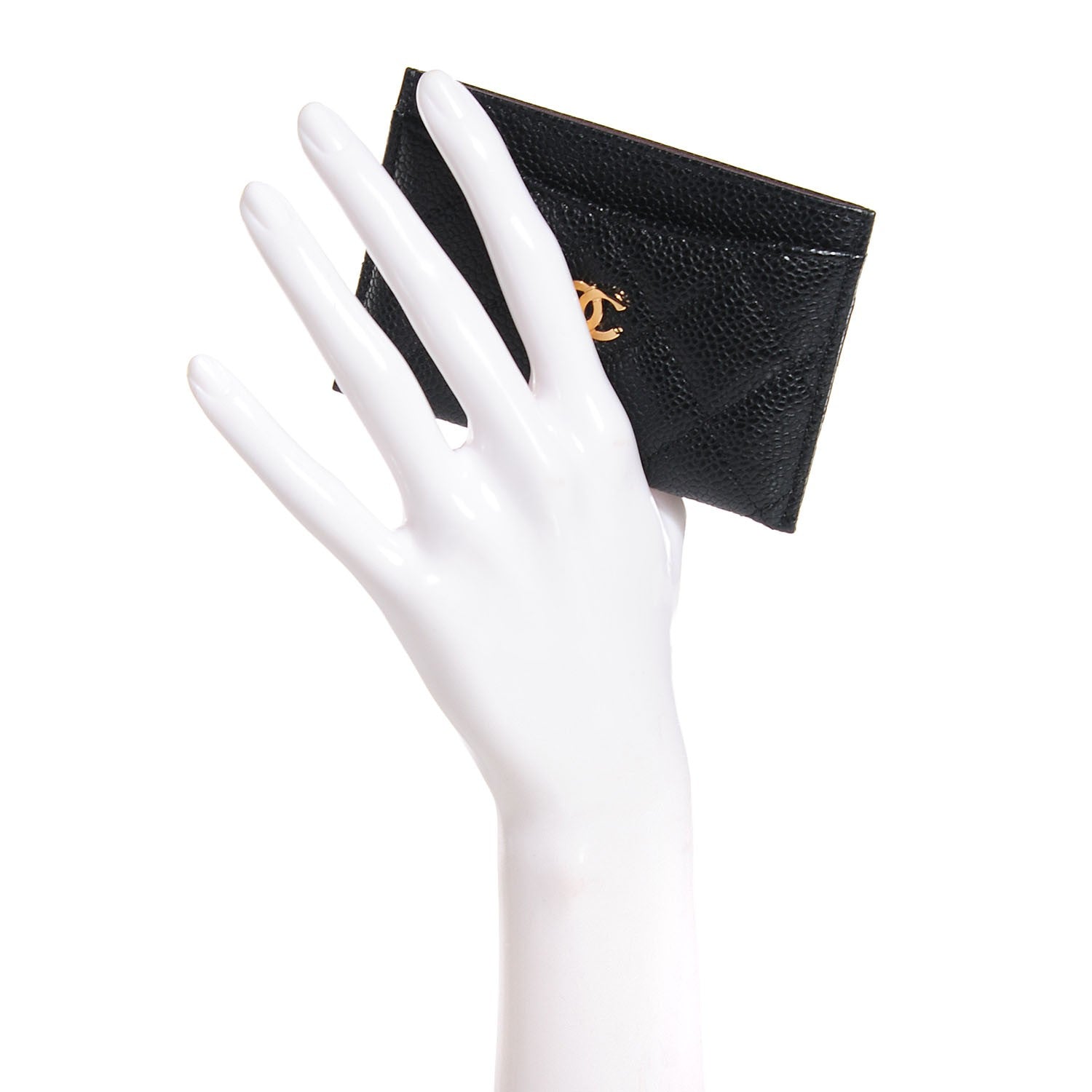 Chanel Caviar Quilted Card Holder Black 2 of 8