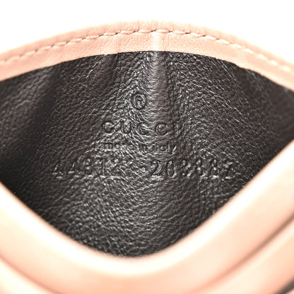 Gucci Calfskin Matelasse GG Marmont Card Holder Porcelain Rose 12 of 12