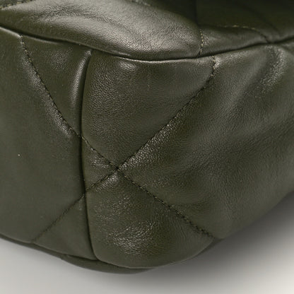 Chanel Lambskin Quilted Medium Chanel 19 Flap Khaki 9 of 10