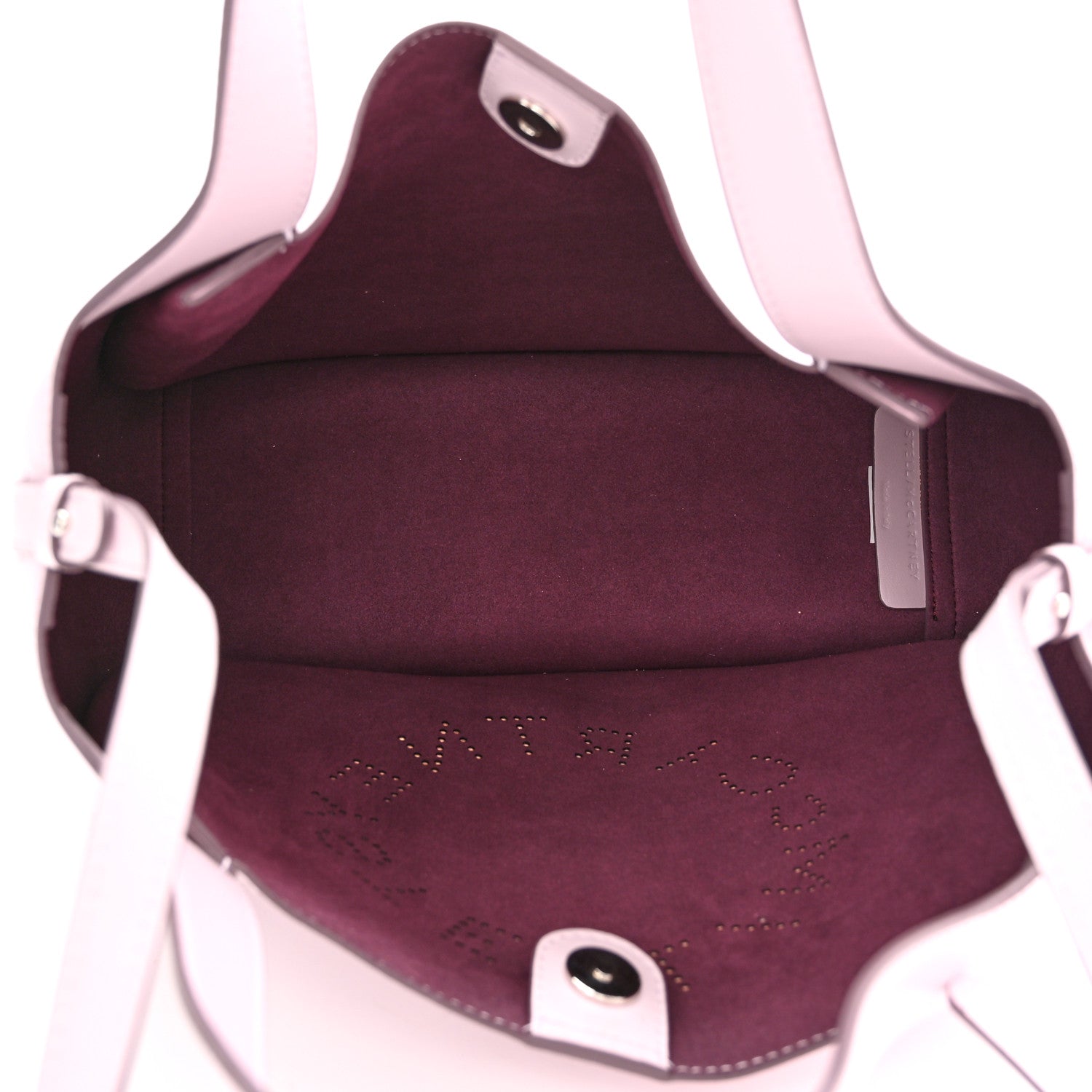 Stella McCartney Eco Alter Nappa East West Perforated Tote Lilac 5 of 11