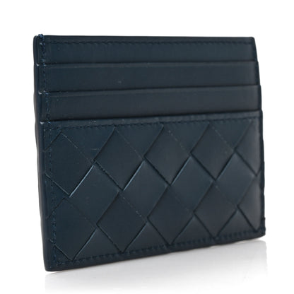 Bottega Veneta Nappa Intrecciato Card Holder Deep Blue 3 of 6