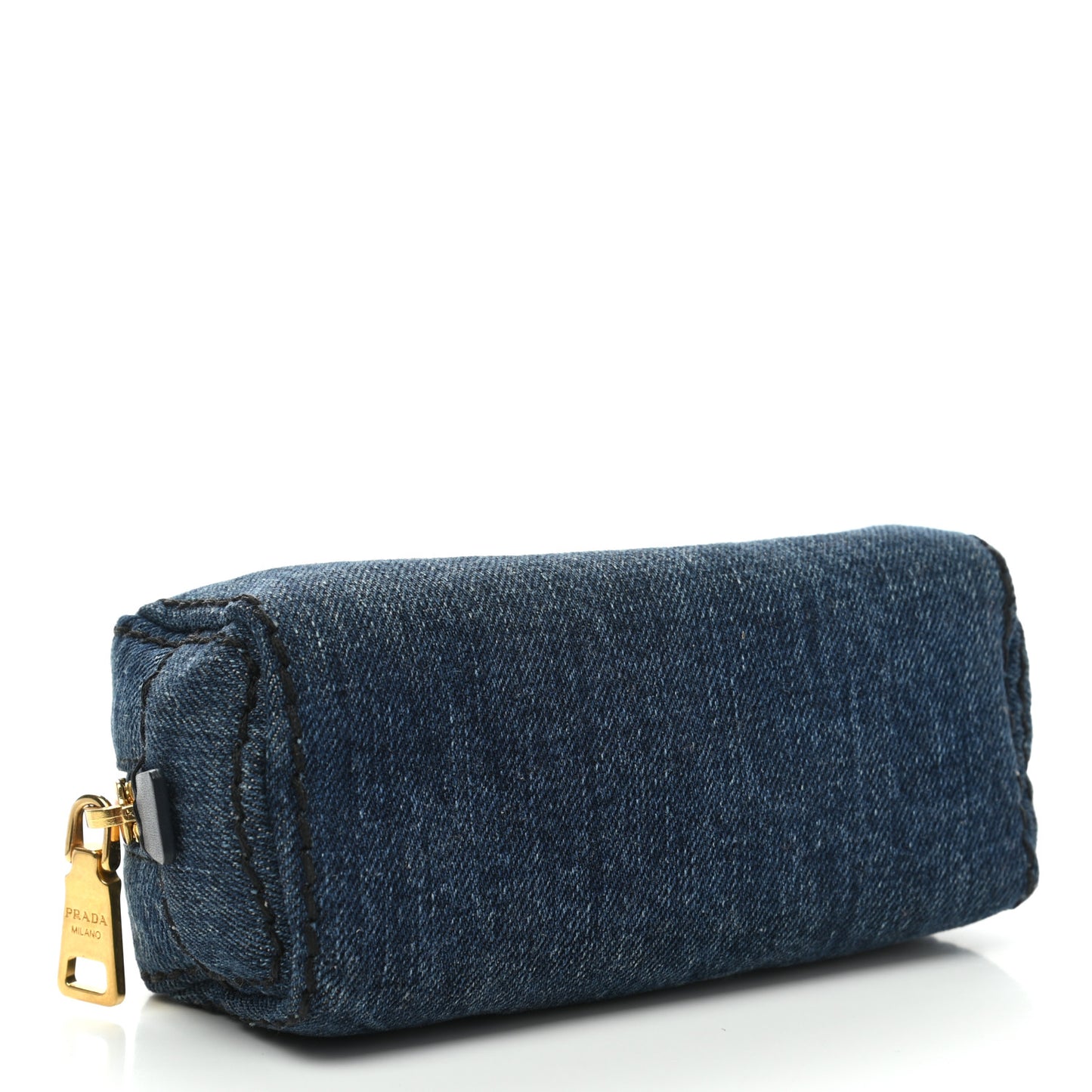 Denim Cosmetic Pouch Bleu