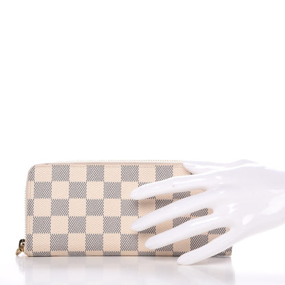 Louis Vuitton Damier Azur Clemence Wallet 2 of 10