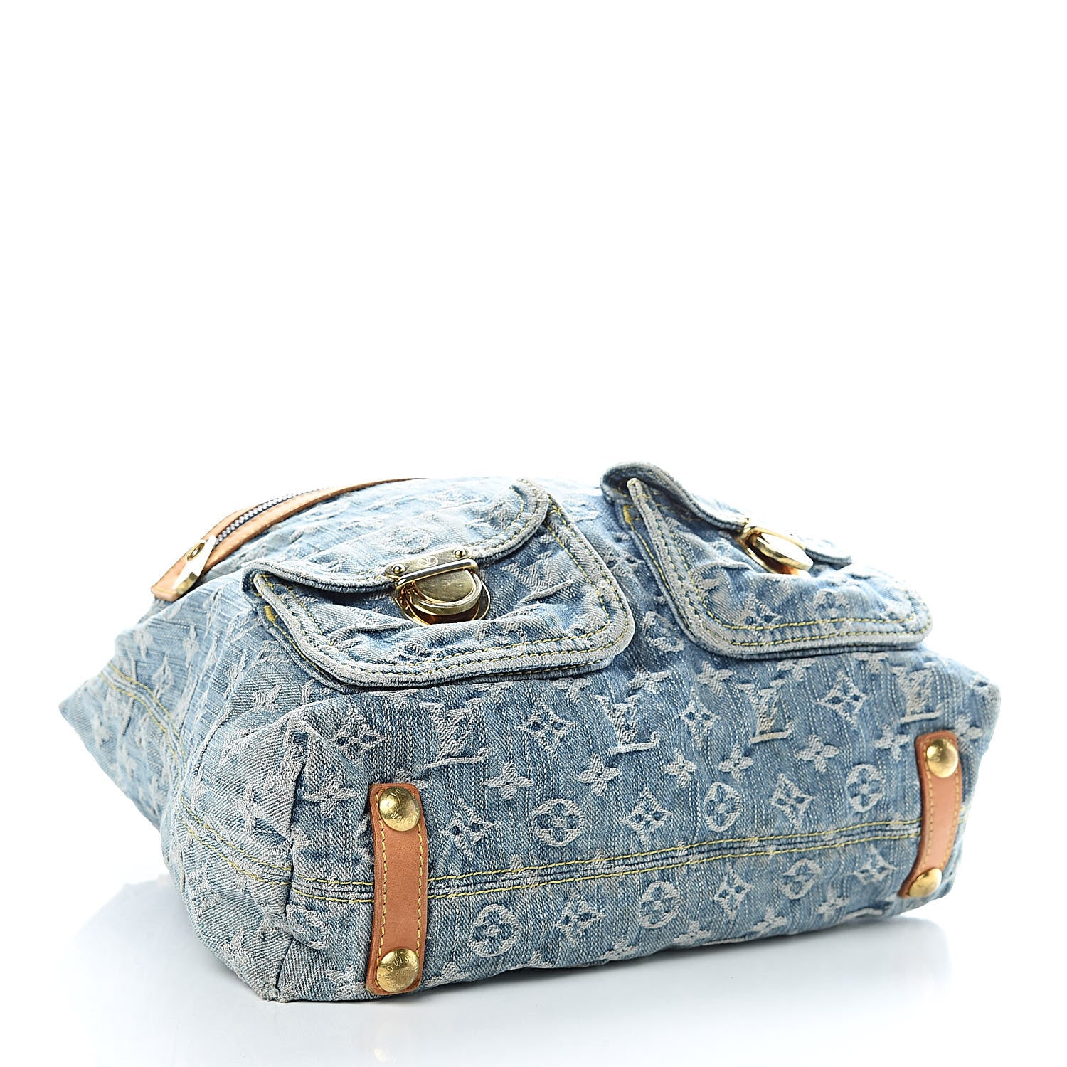Louis Vuitton Denim Baggy GM Blue 4 of 14