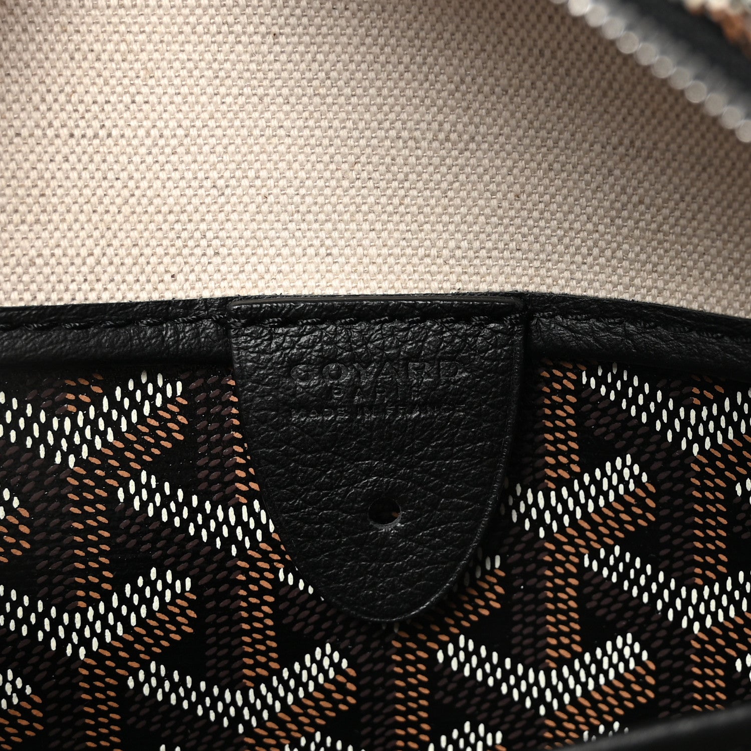 Goyard Goyardine Artois PM Black 6 of 9