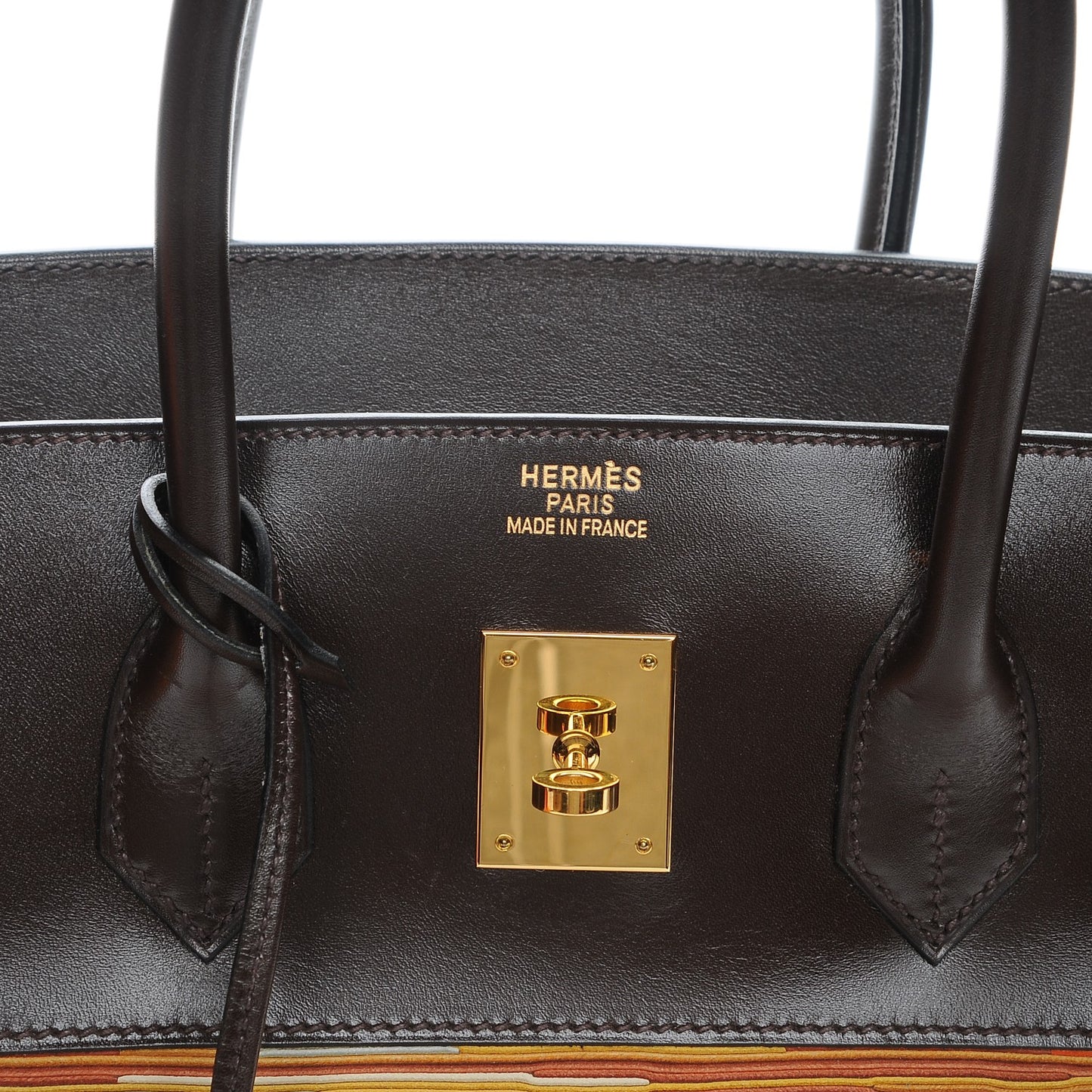 Box Vibrato Birkin 35 Chocolate