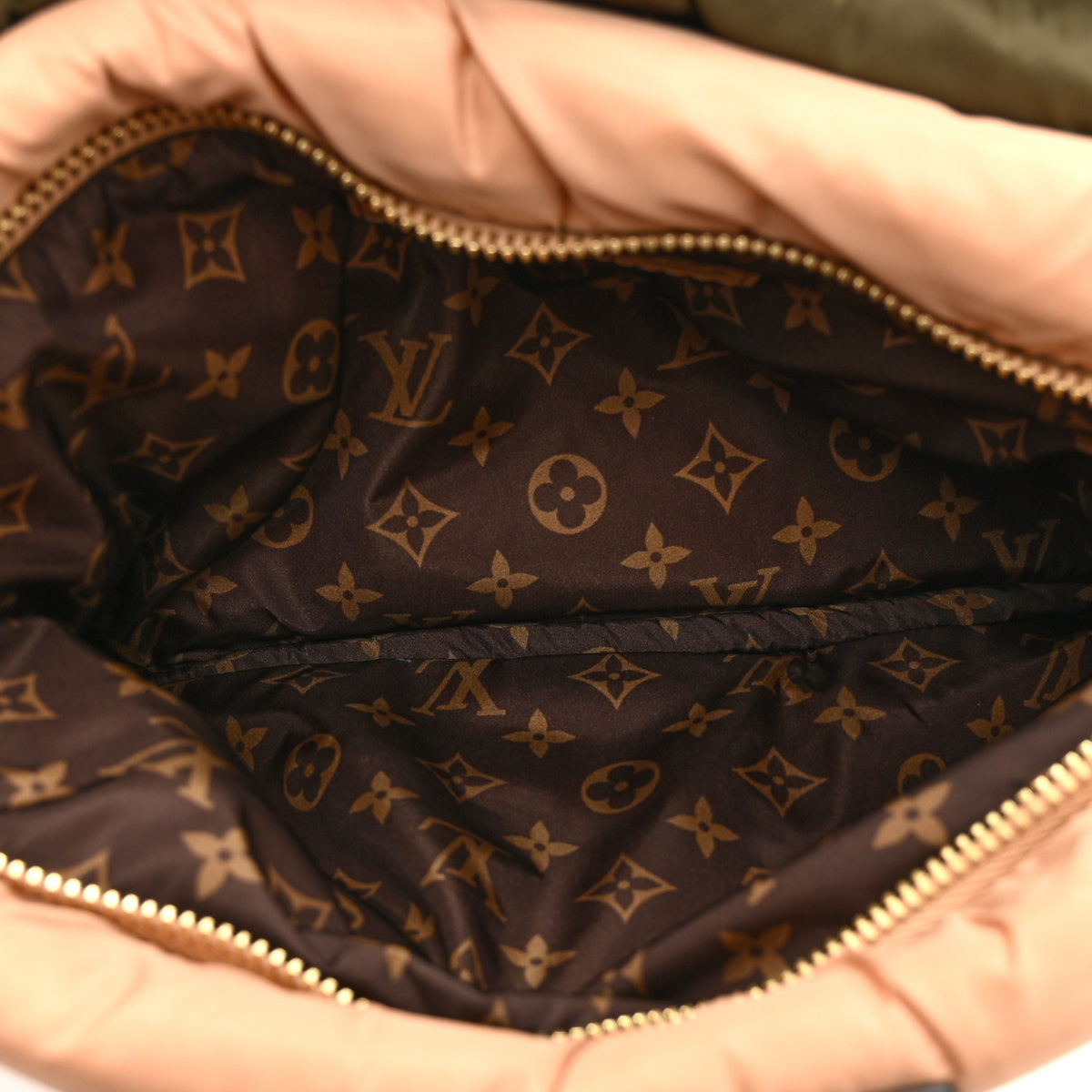 Louis Vuitton Econyl Monogram Pillow Maxi Multi Pochette Accessories Kaki Beige 6 of 11
