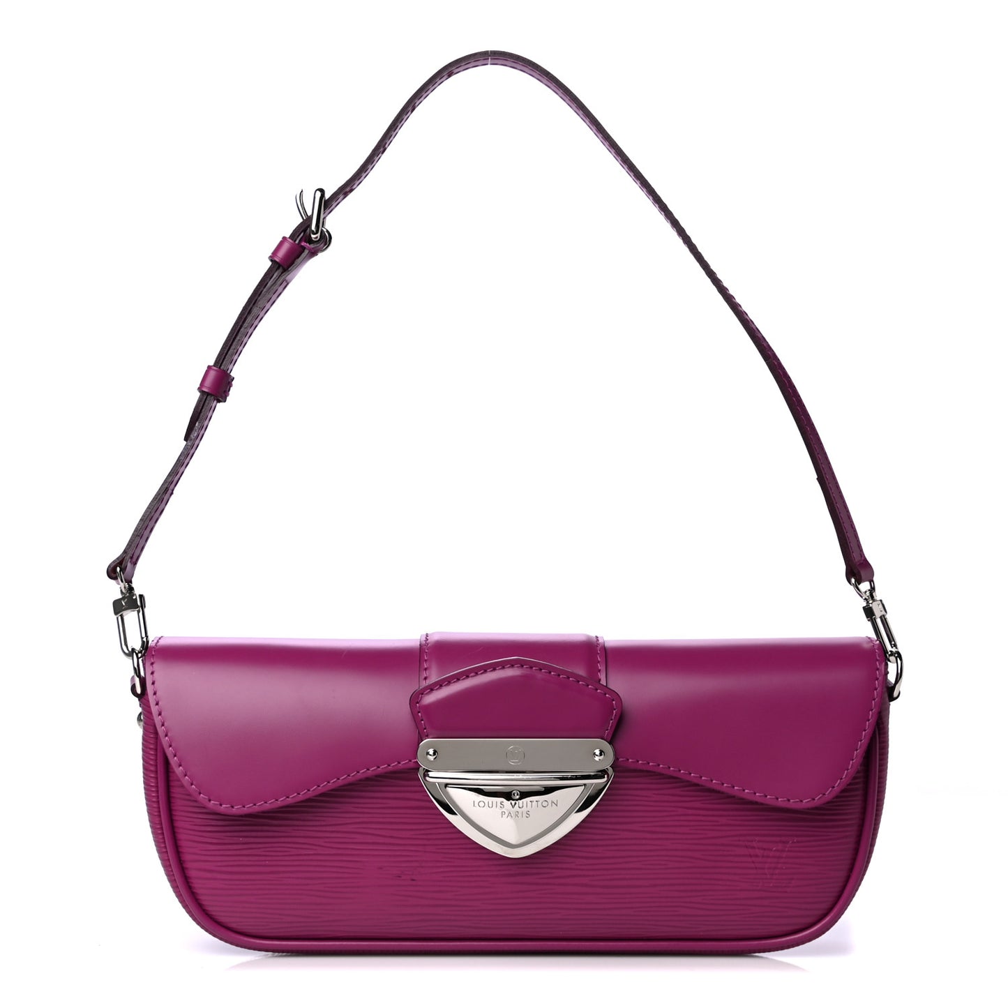 Epi Montaigne Clutch Fuchsia