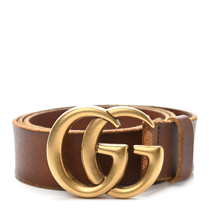 Gucci Faded Calfskin Double G 40mm Belt 95 38 Cuir 1 of 4