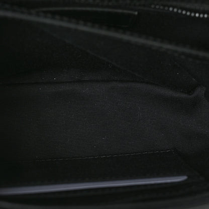 Saint Laurent Calfskin Y Quilted Monogram Toy Loulou Crossbody Bag Black 6 of 10