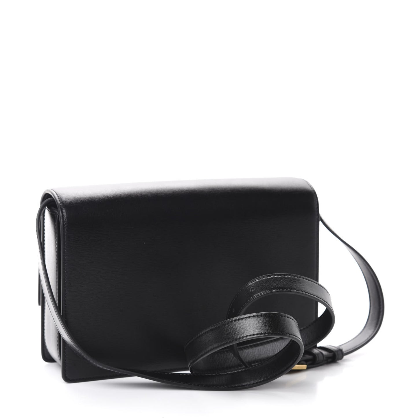 Smooth Calfskin Suede Medium Bellechasse Black Grey