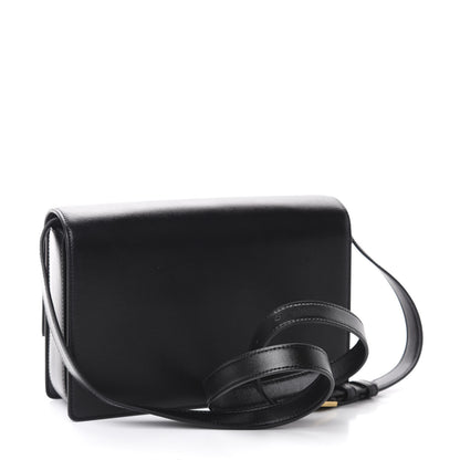 Saint Laurent Smooth Calfskin Suede Medium Bellechasse Black Grey 3 of 11