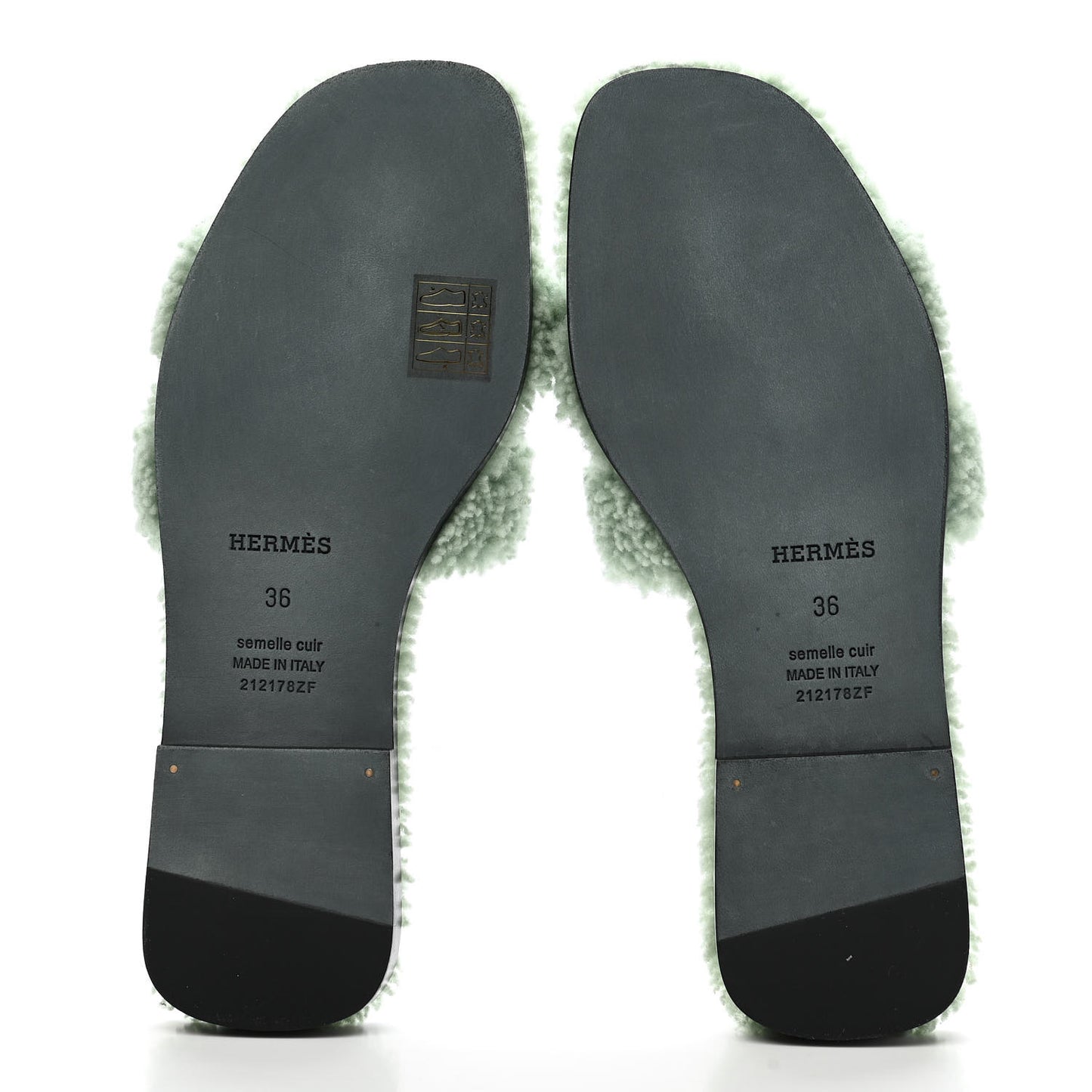 Woolskin Oran Sandals 36 Vert D'Eau