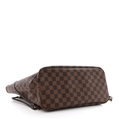 Louis Vuitton Damier Ebene Neo Neverfull MM Rose Ballerine 5 of 16