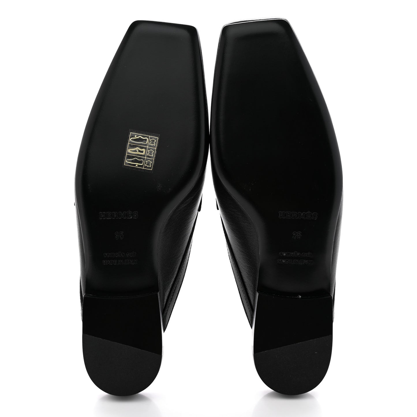 Goatskin Groupie Mules 35 Black