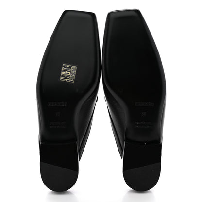 Hermes Goatskin Groupie Mules 35 Black 5 of 12