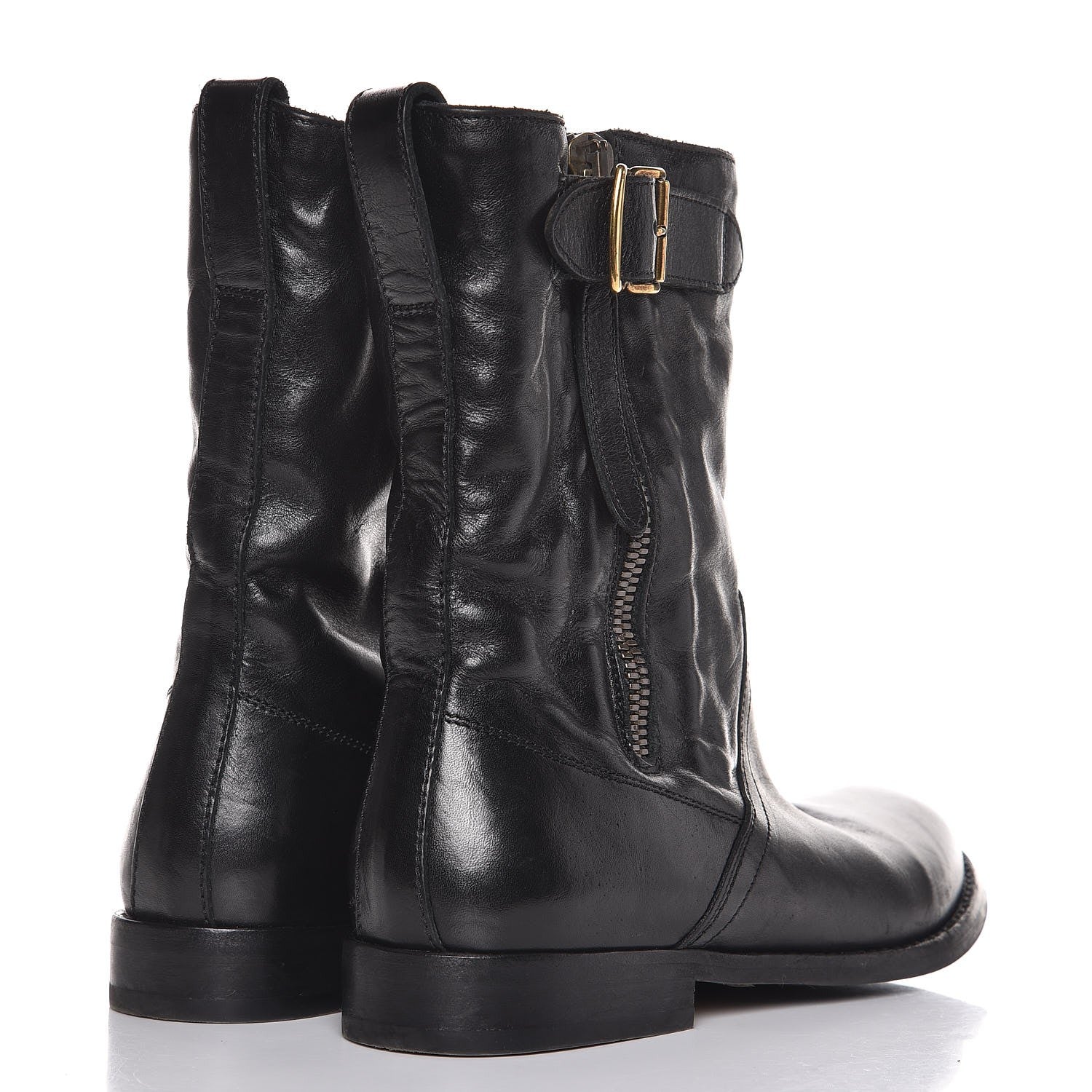 Burberry Calfskin Kerry Boots 36.5 Black 4 of 11