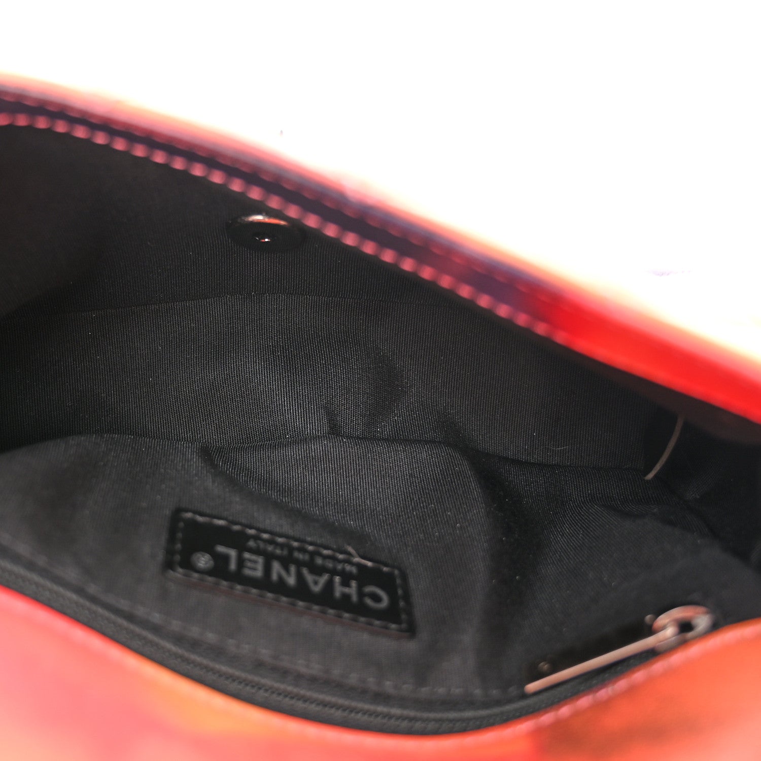 Chanel Lambskin Quilted Small Flower Power Flap Ecru Orange Red Purple 5 of 10