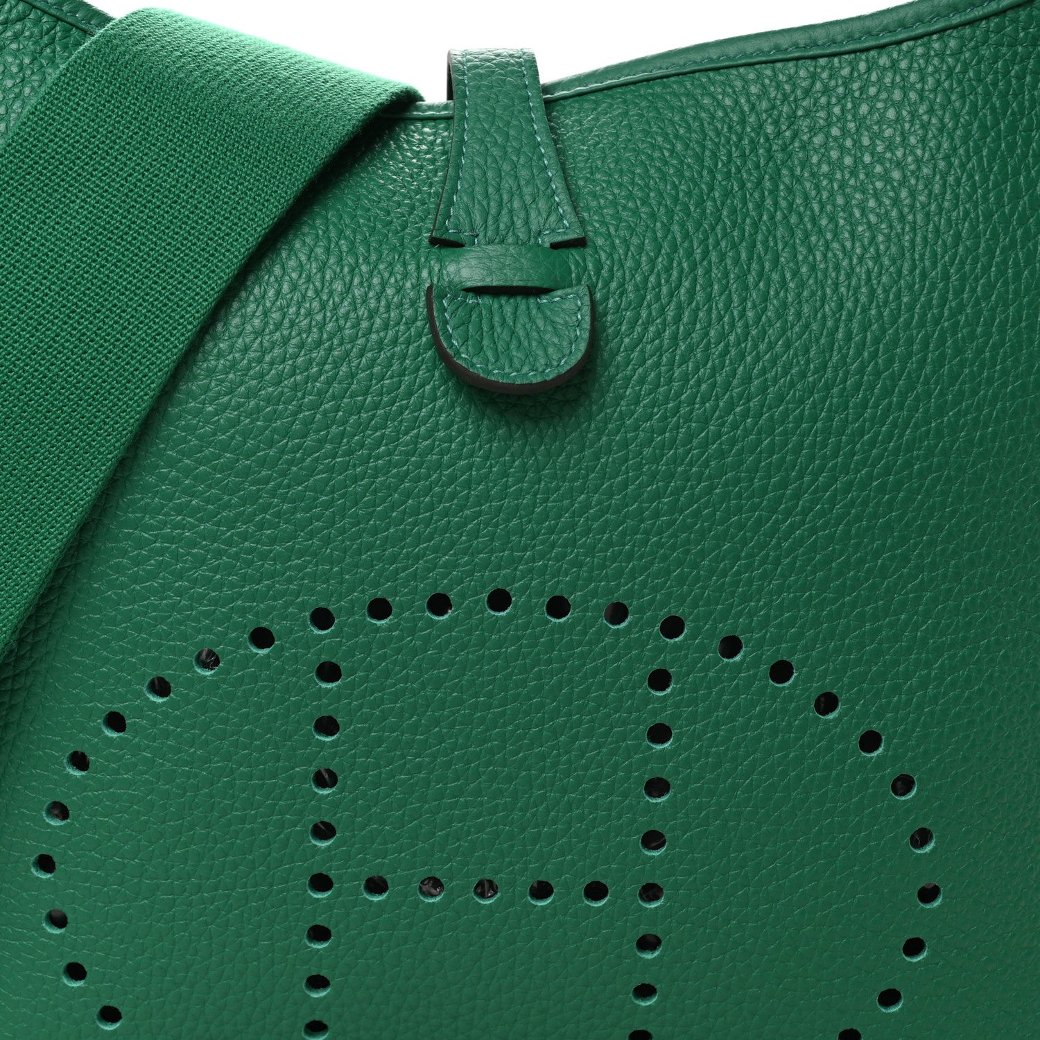Hermes Taurillon Clemence Evelyne III PM Vert Vertigo 8 of 11