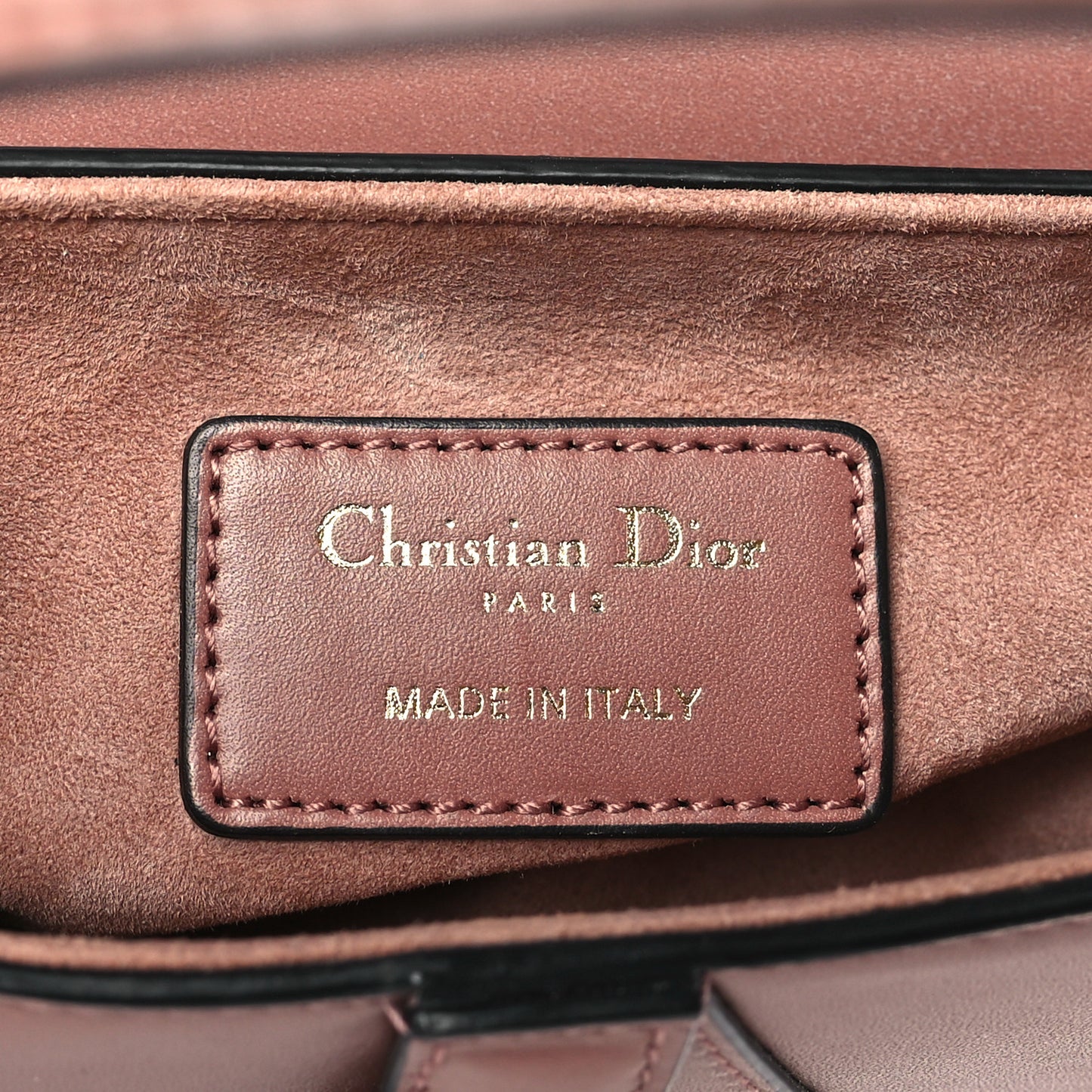 Calfskin Mini Saddle Bag Taupe