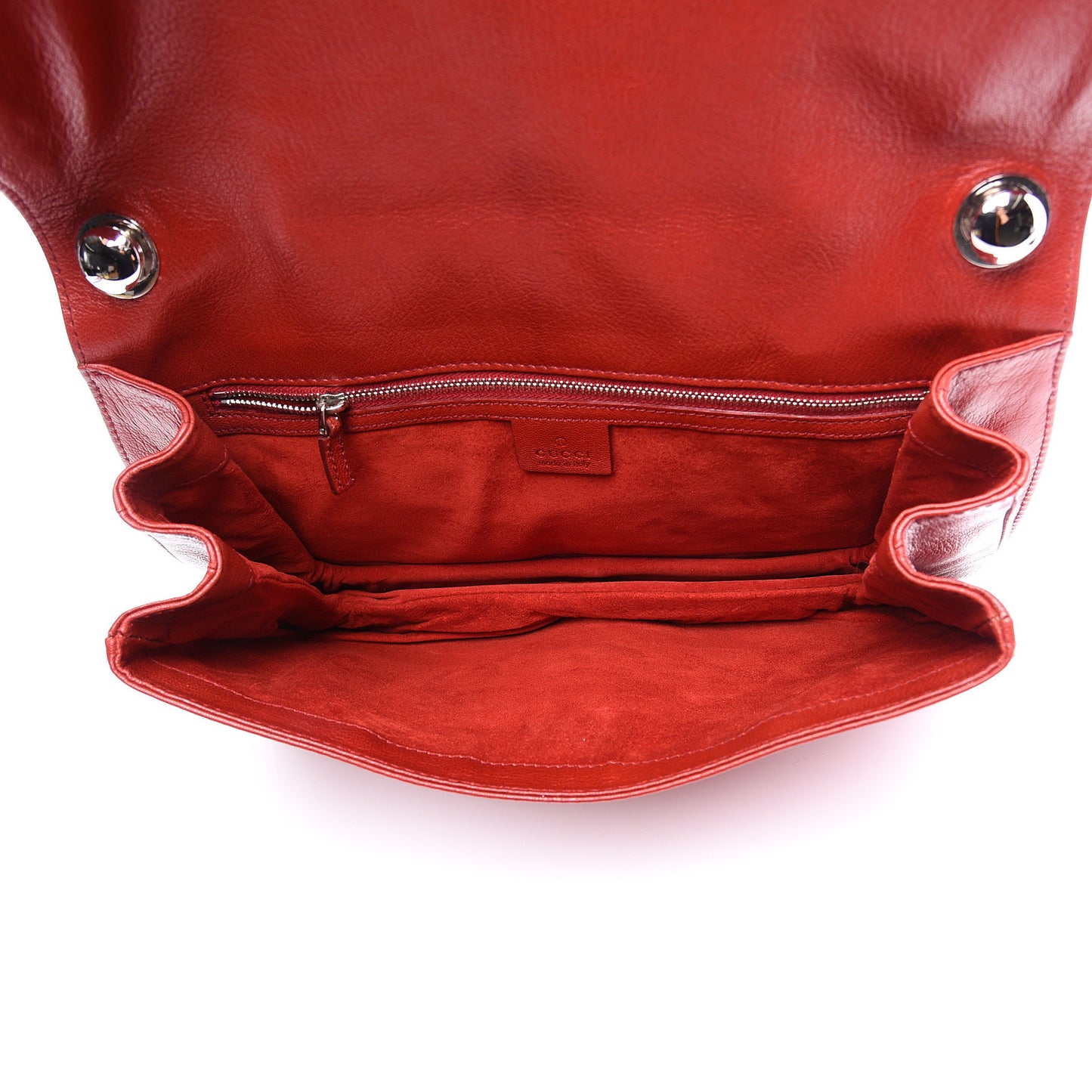 Calfskin Blondie Medium Flap Red