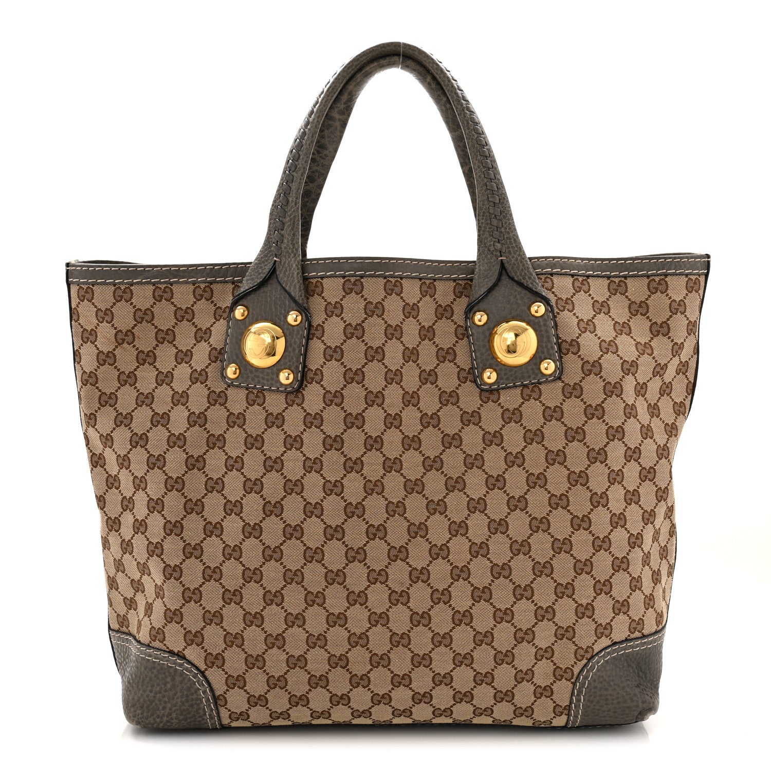 Gucci Monogram Large Sunset Tote  Brown Grey 1 of 11