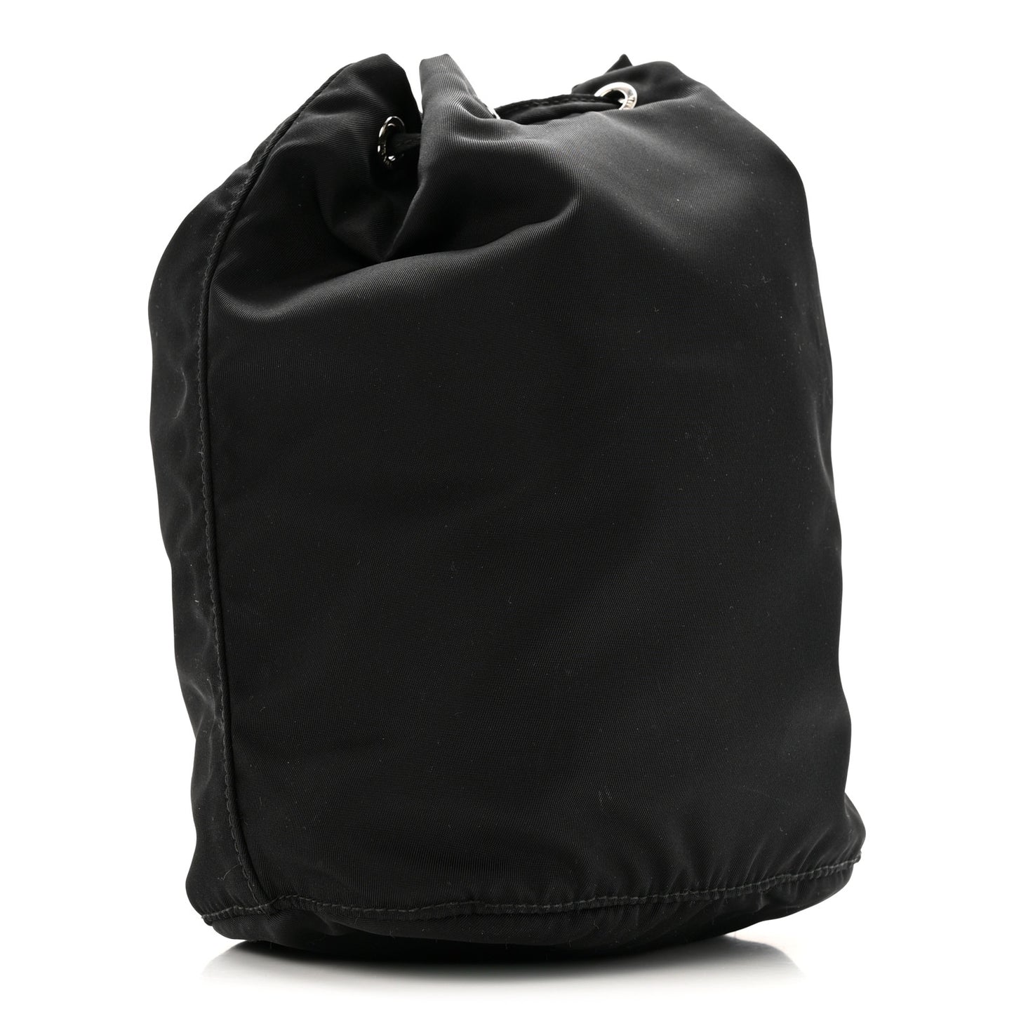 Nylon Vela Drawstring Pouch Black