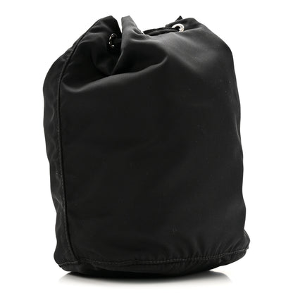 Prada Nylon Vela Drawstring Pouch Black 3 of 9