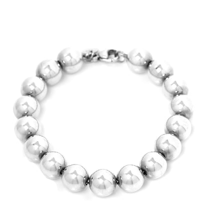 Tiffany Sterling Silver 10mm HardWear Ball Bracelet 1 of 15