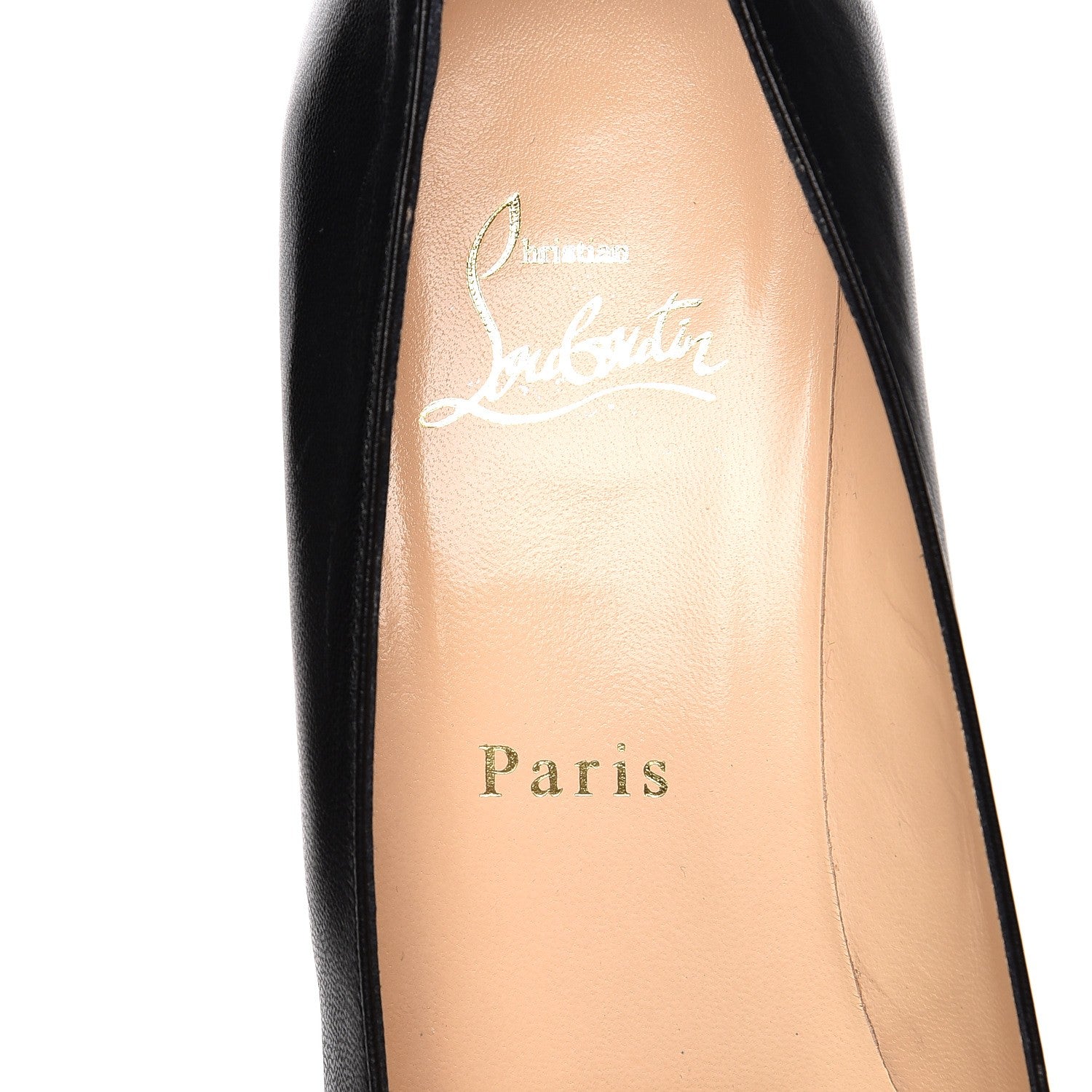 Christian Louboutin Kid Prorata 90 Pumps 39.5 Black 6 of 8