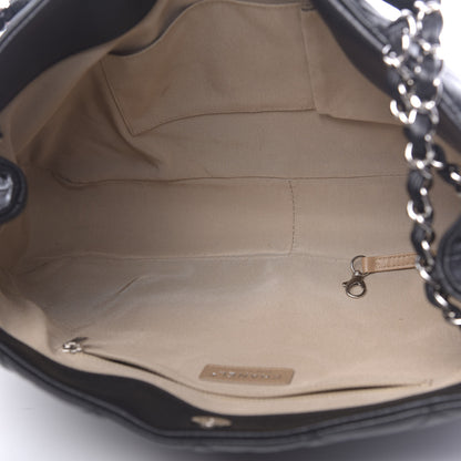 Chanel Caviar Quilted Expandable Zip Shoulder Bag Black 6 of 12
