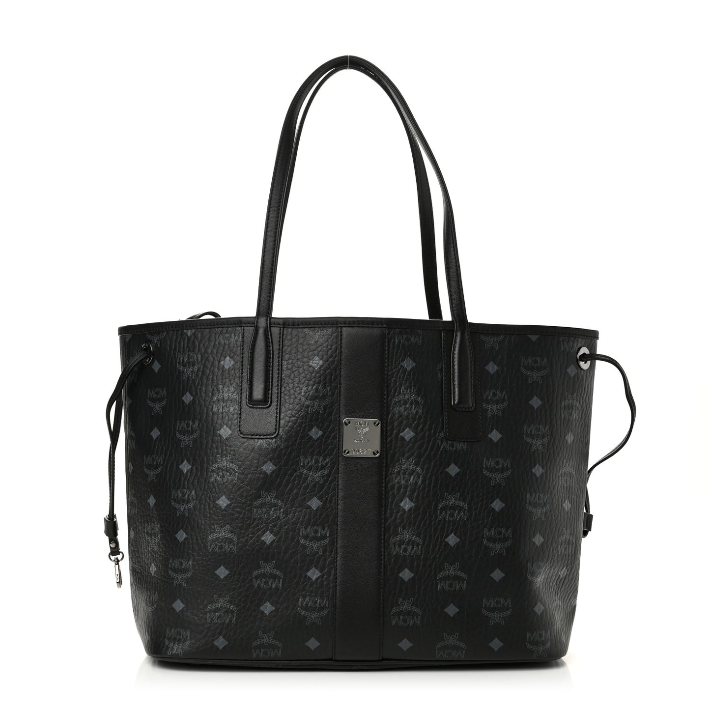 Visetos Medium Liz Reversible Shopper Tote Black