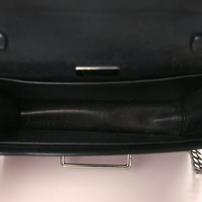 Prada Metallic Vitello Saffiano Cahier Bag Ibisco Black 5 of 10