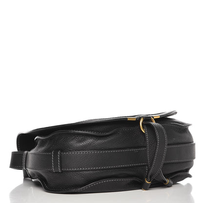 Chloe Calfskin Medium Marcie Round Crossbody Bag Black 4 of 10