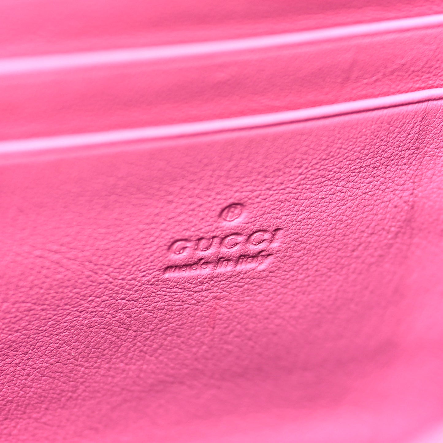 GG Supreme Monogram Mini Dionysus Chain Wallet Beige Pink