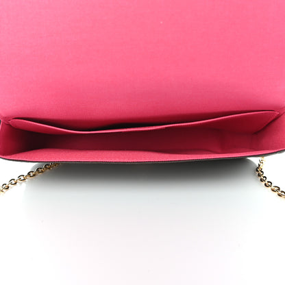 Louis Vuitton Monogram 2021 Christmas Animation Hollywood Pochette Felicie Chain Wallet Fuchsia 5 of 8