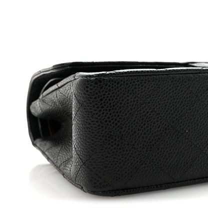 Chanel Caviar Quilted Medium Double Flap Black 9 of 11