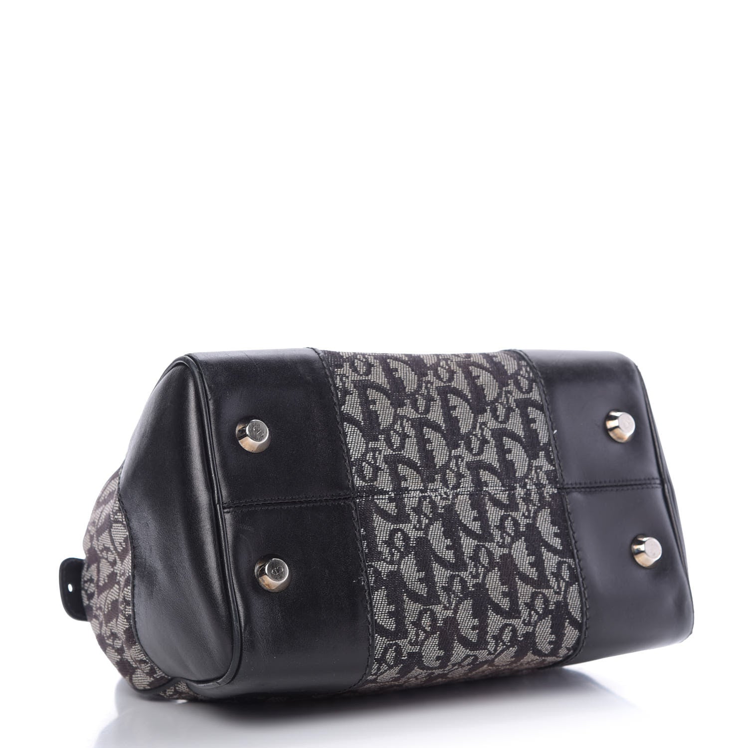 Christian Dior Monogram Boston Black 4 of 9