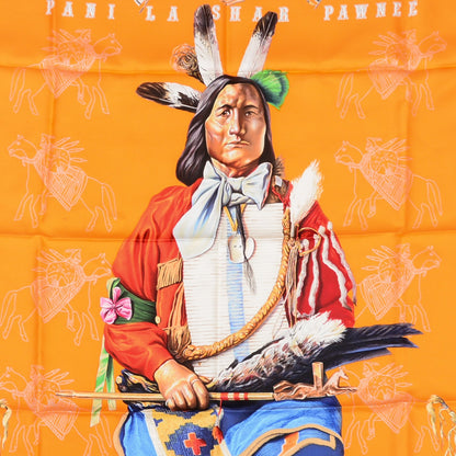 Hermes Silk Pani La Shar Pawnee Scarf 90 1 of 6