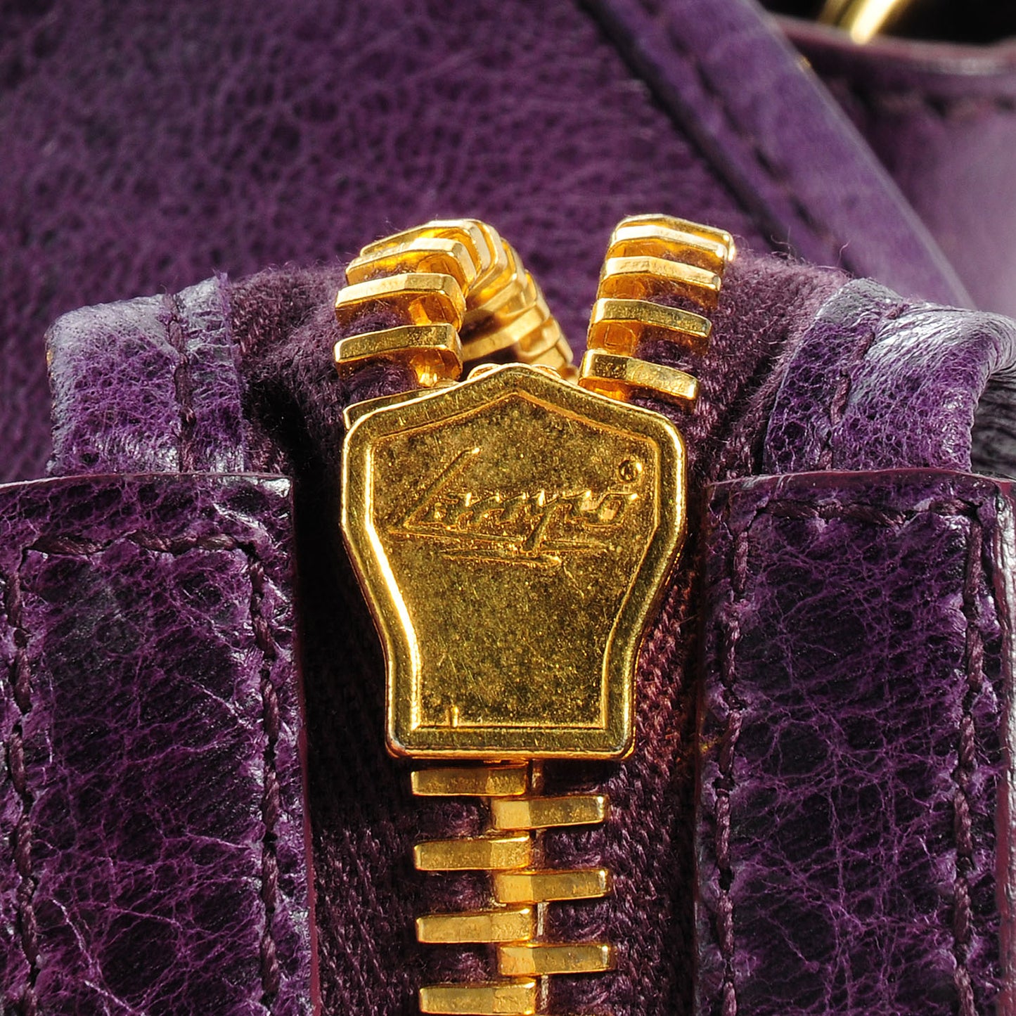 Agneau Giant 21 Gold Hardware City Raisin