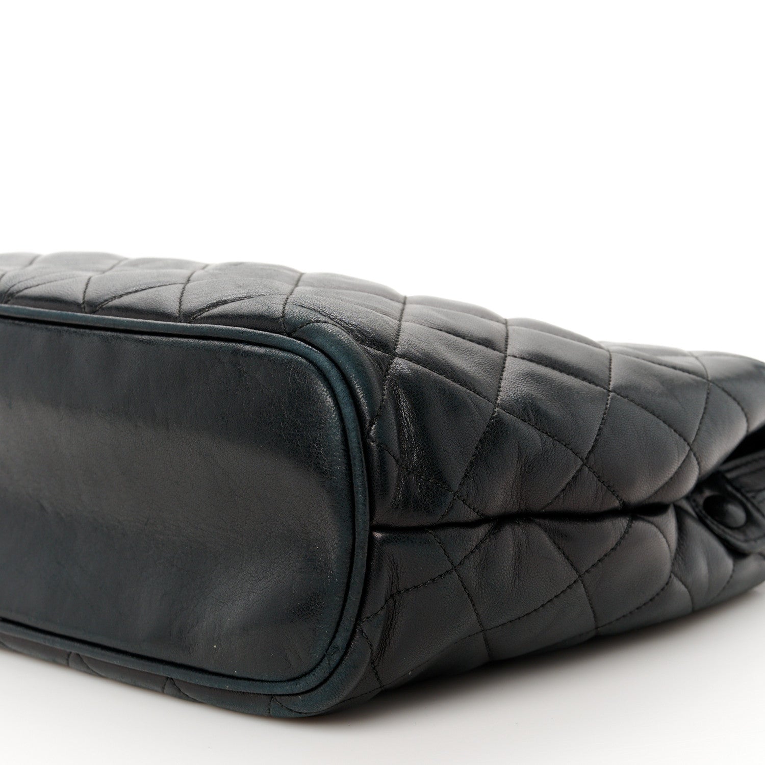 Chanel Lambskin Quilted Shoulder Bag Black 11 of 12