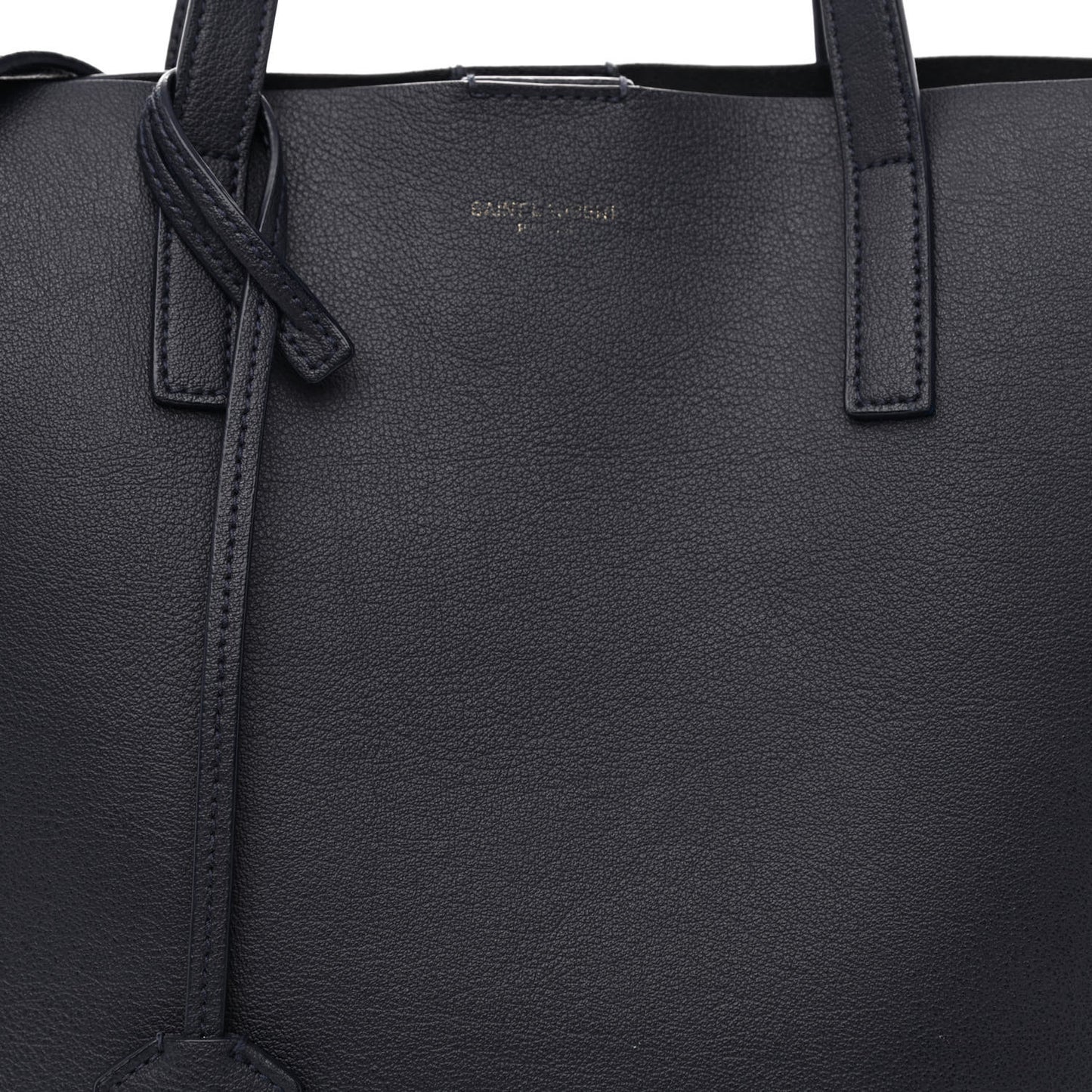 Calfskin Toy Shopping Tote Navy
