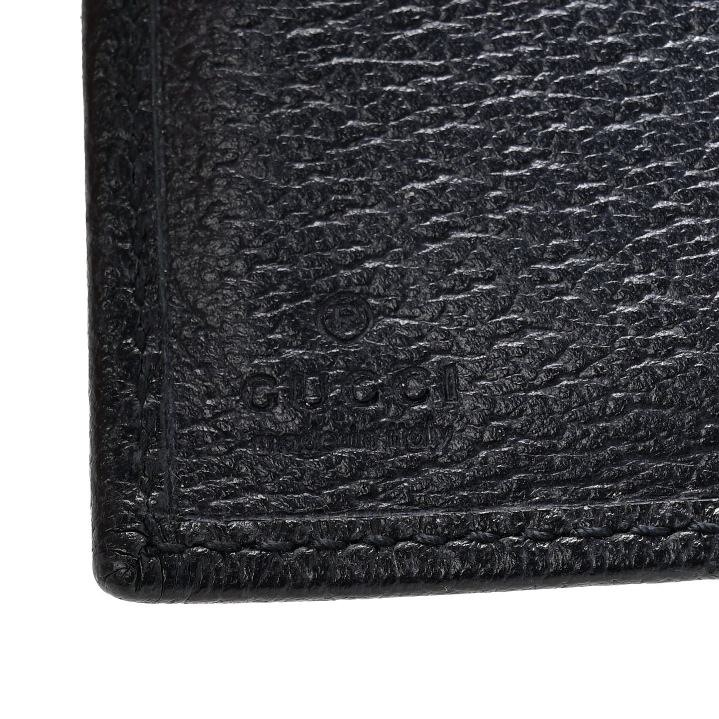 GG Supreme Monogram Web Mens Ophidia Bi-Fold Coin Wallet Beige Blue