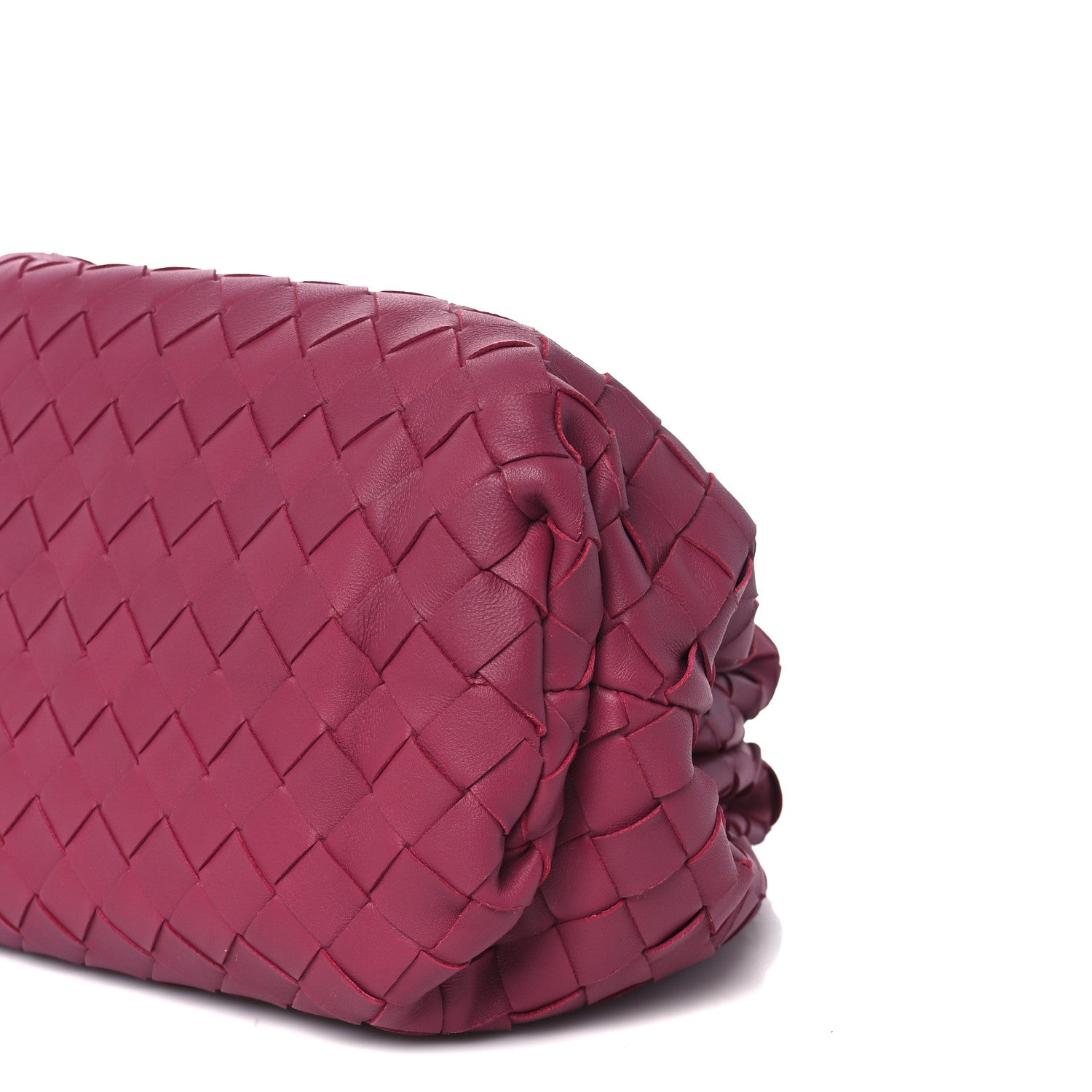 Bottega Veneta Nappa Maxi Intrecciato The Pouch Oversized Clutch Amaranto 11 of 11