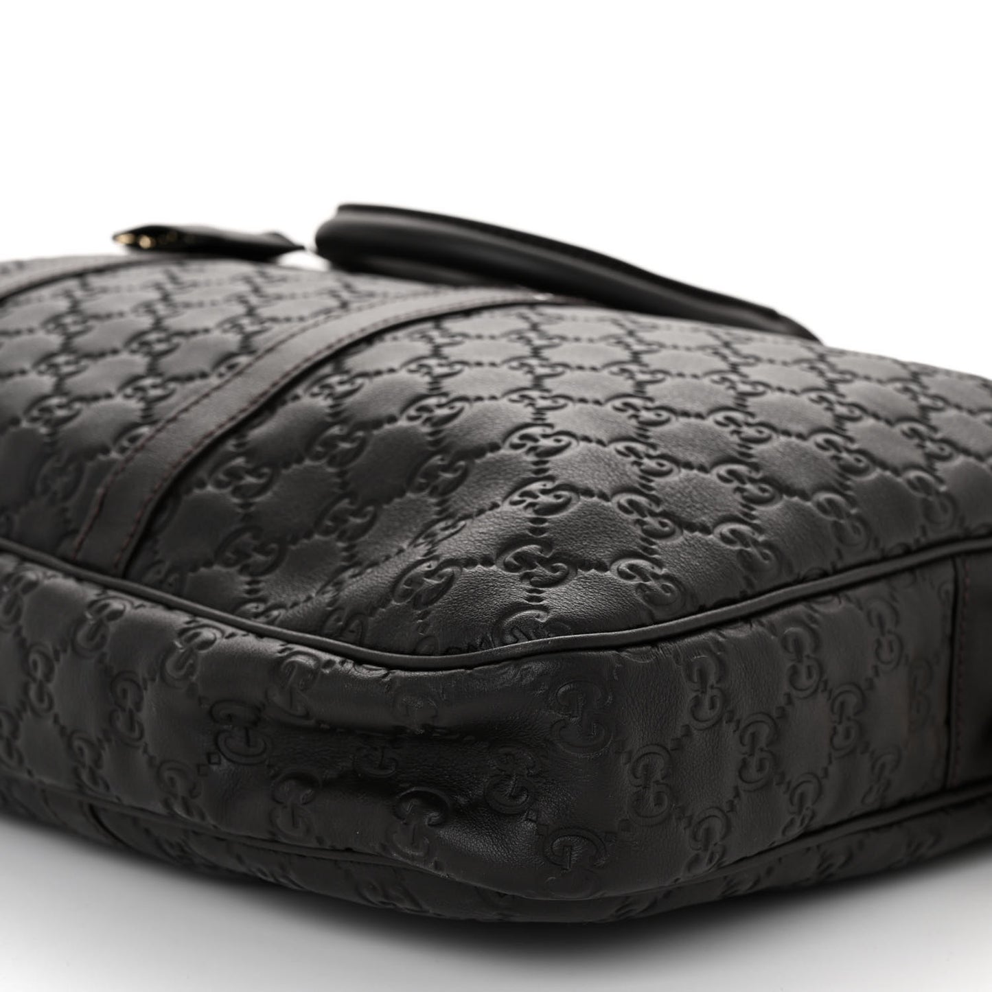Guccissima Signature Briefcase Black