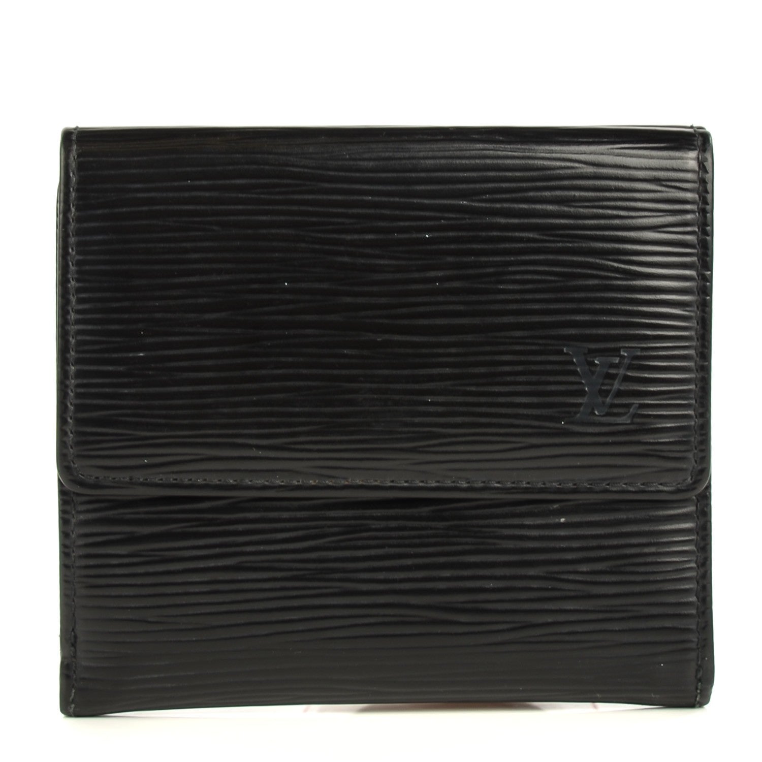 Louis Vuitton Epi Elise Wallet Black 1 of 8